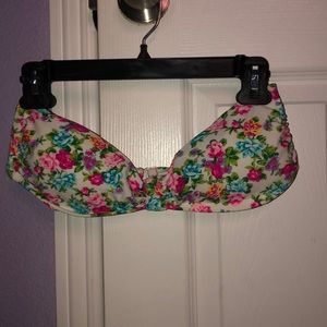 Forever 21 Floral Bikini Top